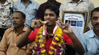 जबलपुर: अंडर-18 एशिया कप में सिद्धार्थ बेन के स्वर्ण पदक पर समाज में खुशी की लहर