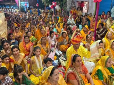 छिंदवाड़ा: मोहखेड़ में भागवत कथा में शामिल हुए सांसद विवेक बंटी साहू