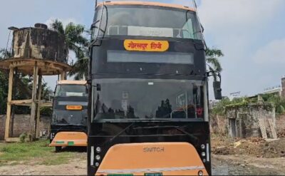 गोरखपुर में बढ़ी डबल डेकर इलेक्ट्रिक बसों की संख्या, महाराजगंज और अयोध्या रूट पर चलाने की तैयारी