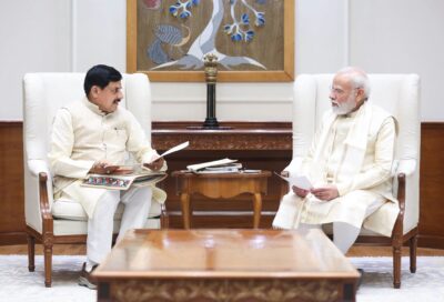 PM मोदी से मिले सीएम मोहन यादव, ग्लोबल इन्वेस्टर्स समिट 2027 के लिए किया आमंत्रित